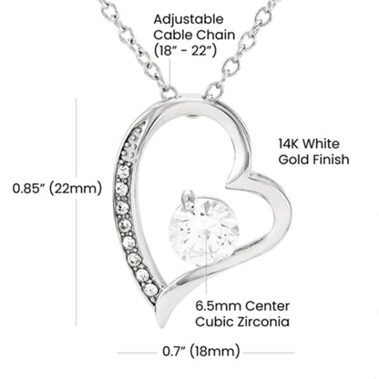 You will always be my little girl - Necklace for Daughter from Dad